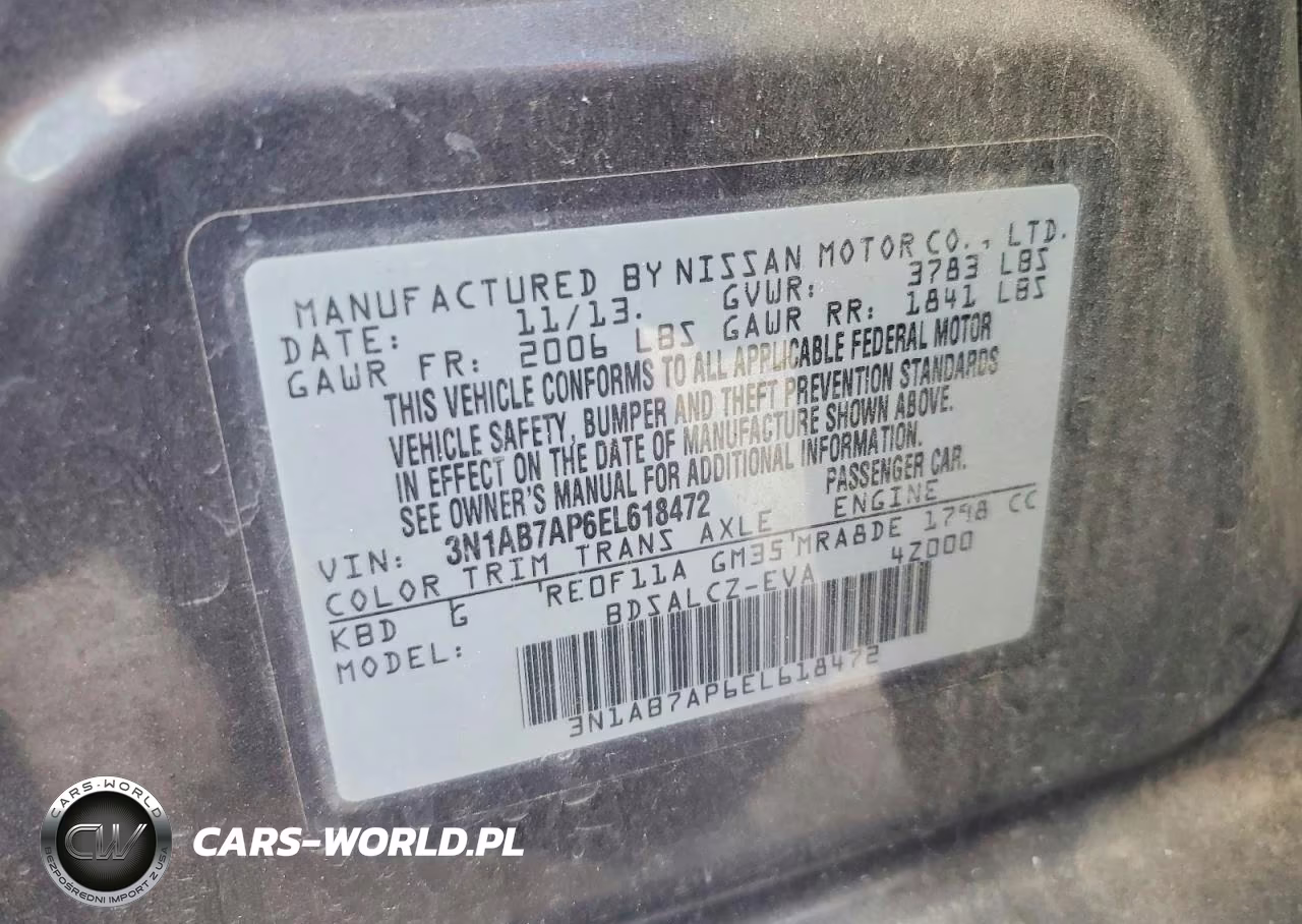 2014 Nissan Sentra S VIN:3N1AB7AP6EL618472 - 13