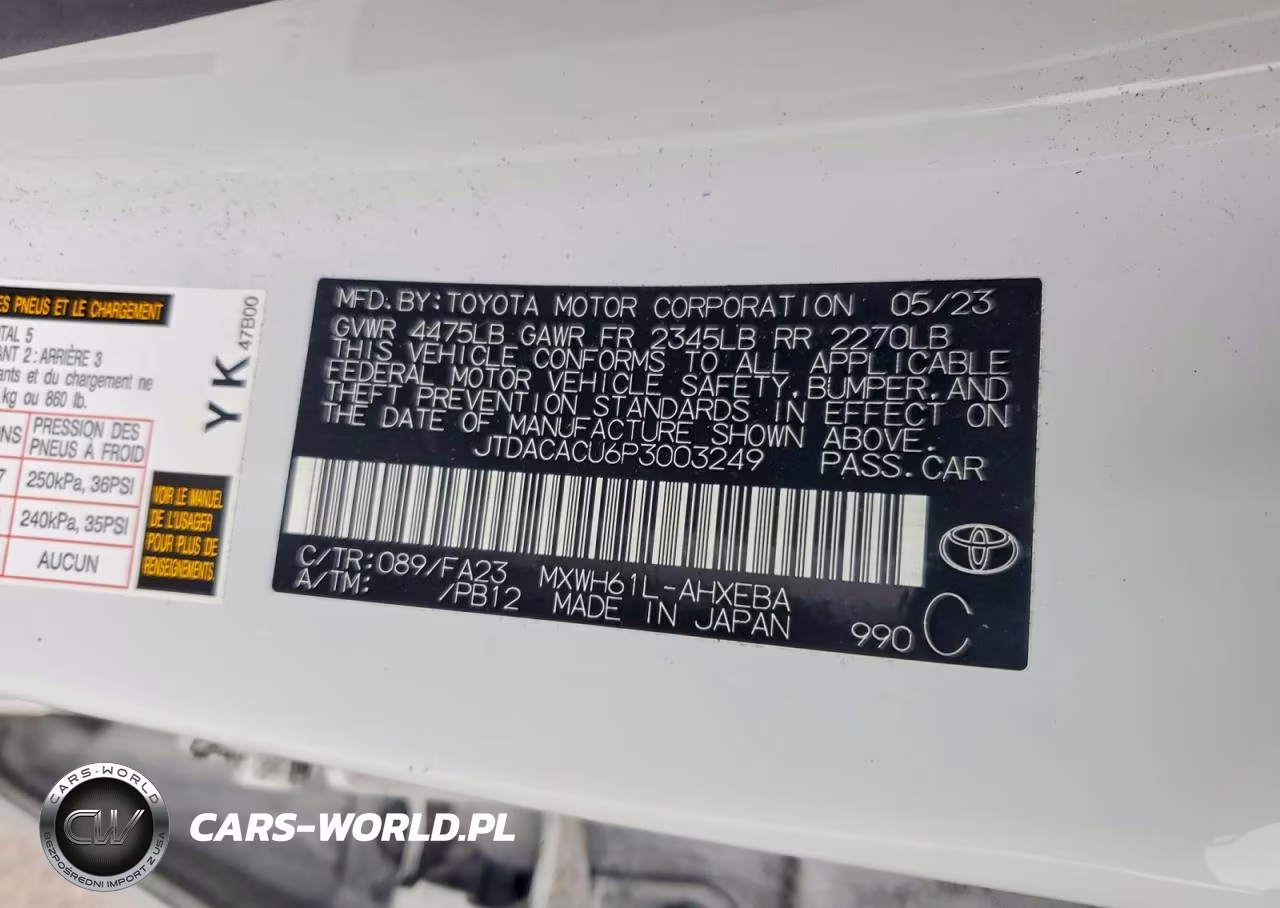 2023 Toyota Prius Prime Se VIN:JTDACACU6P3003249 - 13