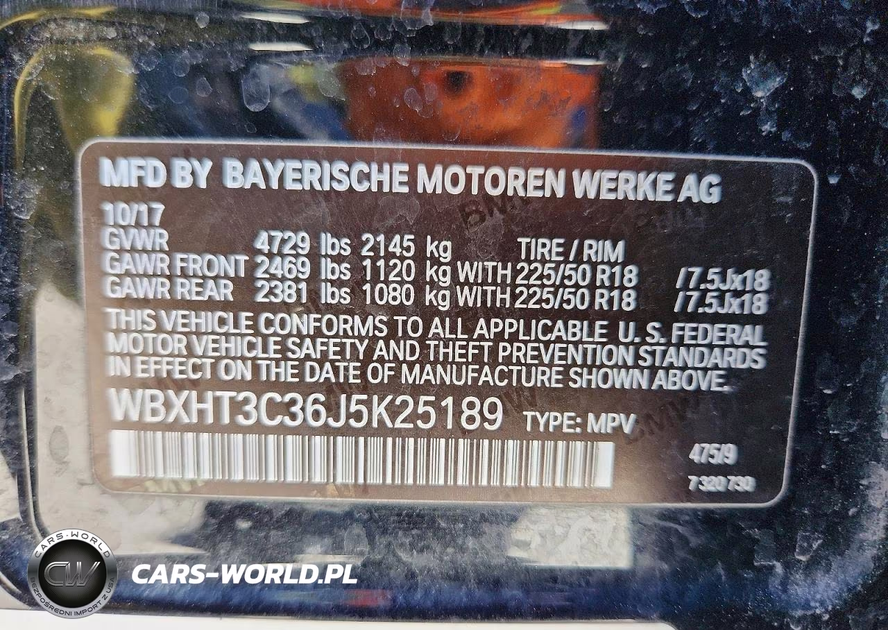 2018 BMW X1 xDrive28I VIN:WBXHT3C36J5K25189 - 13