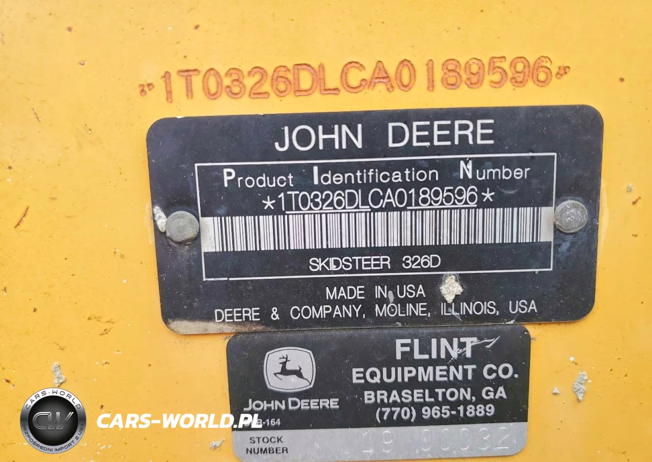 2010 John Deere Tractor - Tractor VIN:1T0326DLCA0189596 - 10