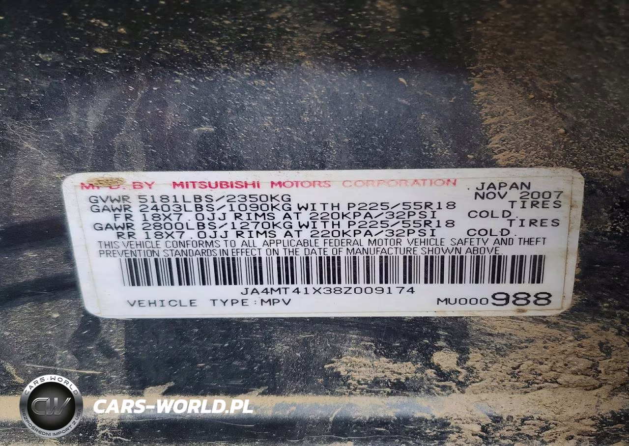 2008 Mitsubishi Outlander Xls VIN:JA4MT41X38Z009174 - 13