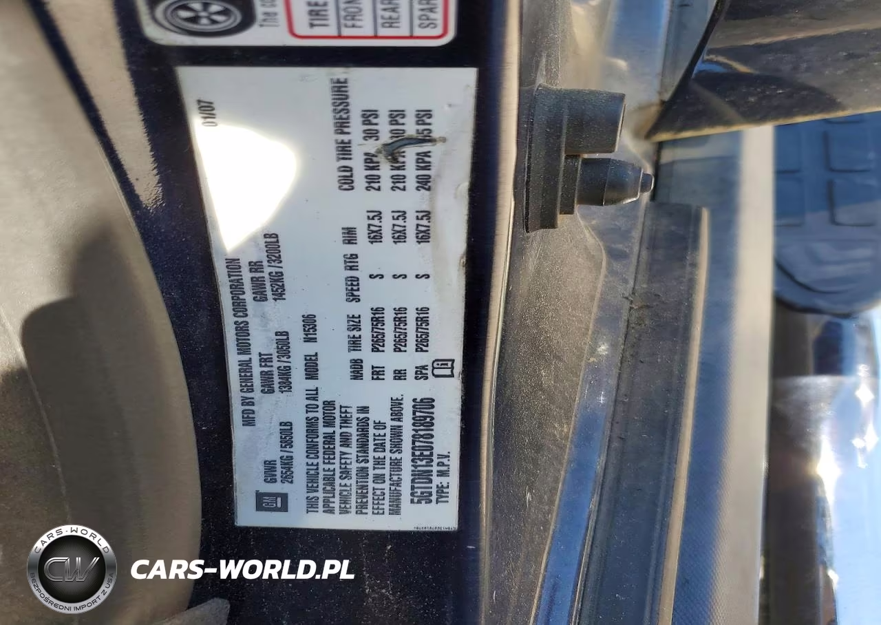 2007 Hummer H3 VIN:5GTDN13E078189706 - 13