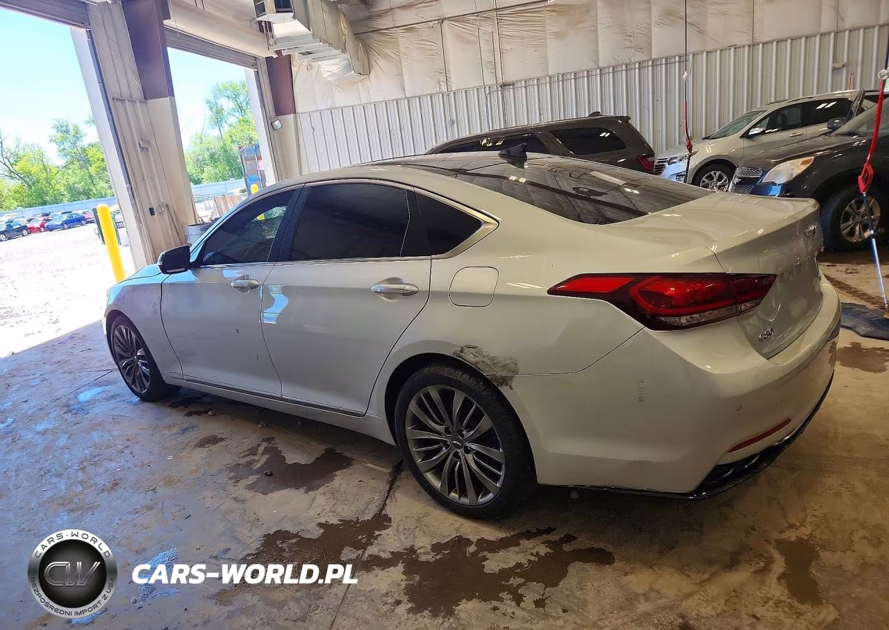 2018 Genesis G80 Ultimate VIN:KMHGN4JF2JU240702 - 2