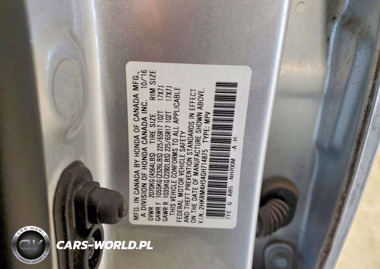 2016 Honda Cr-V Ex VIN:2HKRM4H54GH714875 - 13