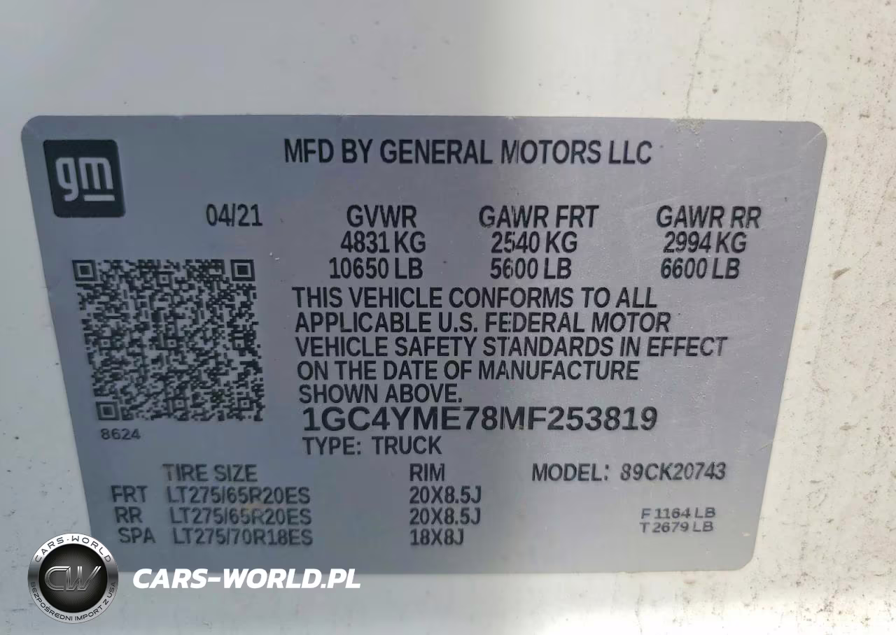 2021 Chevrolet Silverado K2500 Custom VIN:1GC4YME78MF253819 - 13