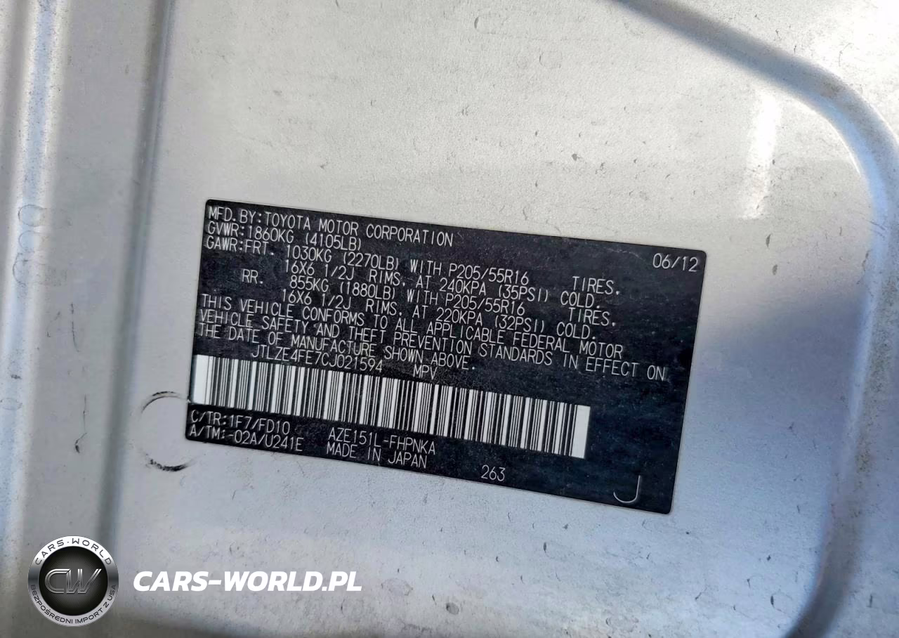 2012 Scion Xb Base VIN:JTLZE4FE7CJ021594 - 13