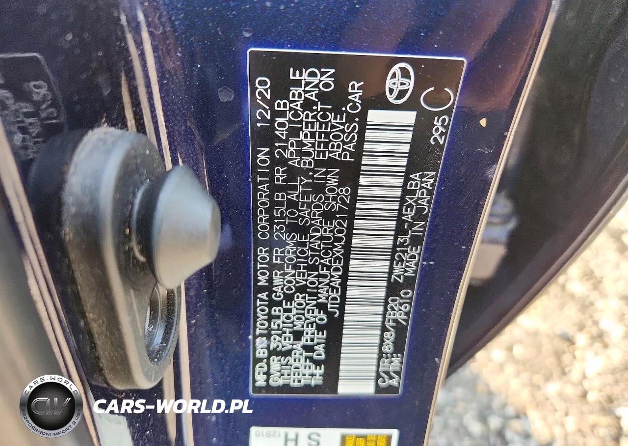 2021 Toyota Corolla Le VIN:JTDEAMDEXMJ021728 - 13