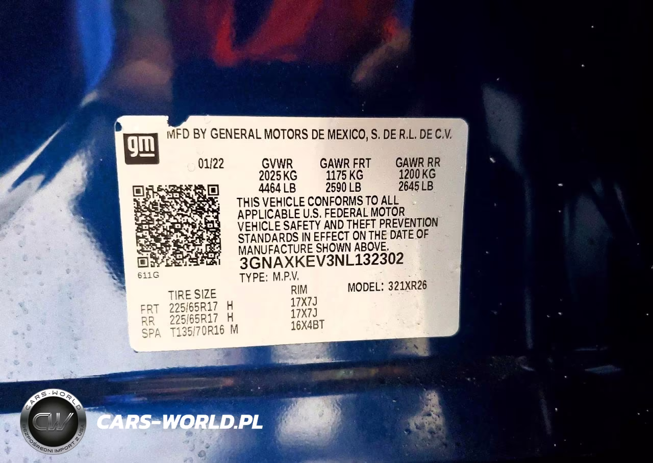 2022 Chevrolet Equinox Lt VIN:3GNAXKEV3NL132302 - 13