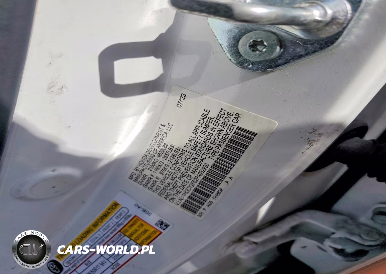 2023 Honda Accord Hybrid Exl VIN:1HGCY2F62PA052930 - 13