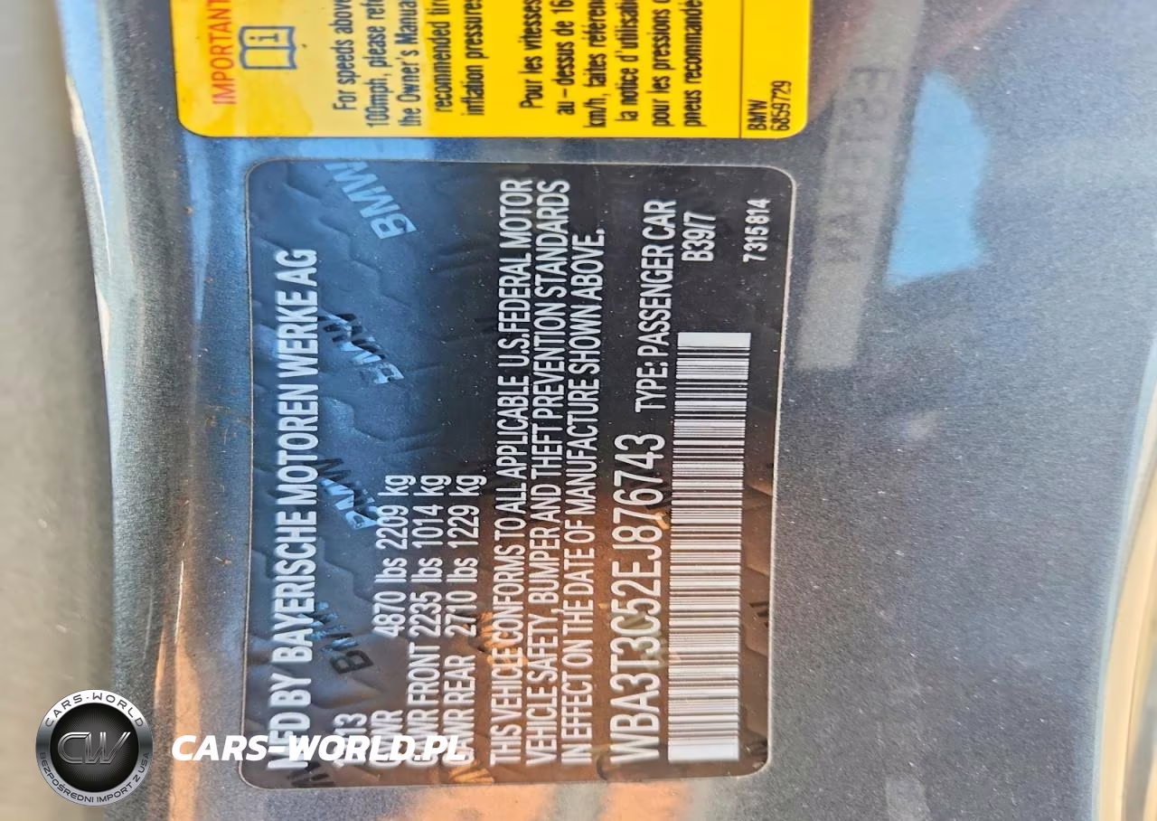 2014 BMW 435 I VIN:WBA3T3C52EJ876743 - 12