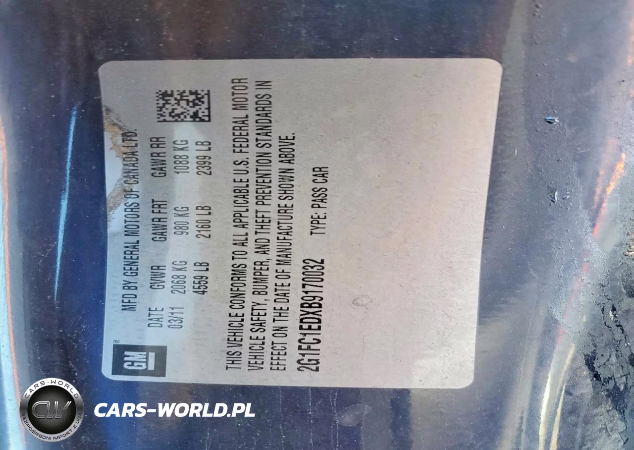 2011 Chevrolet Camaro Lt VIN:2G1FC1EDXB9170032 - 13