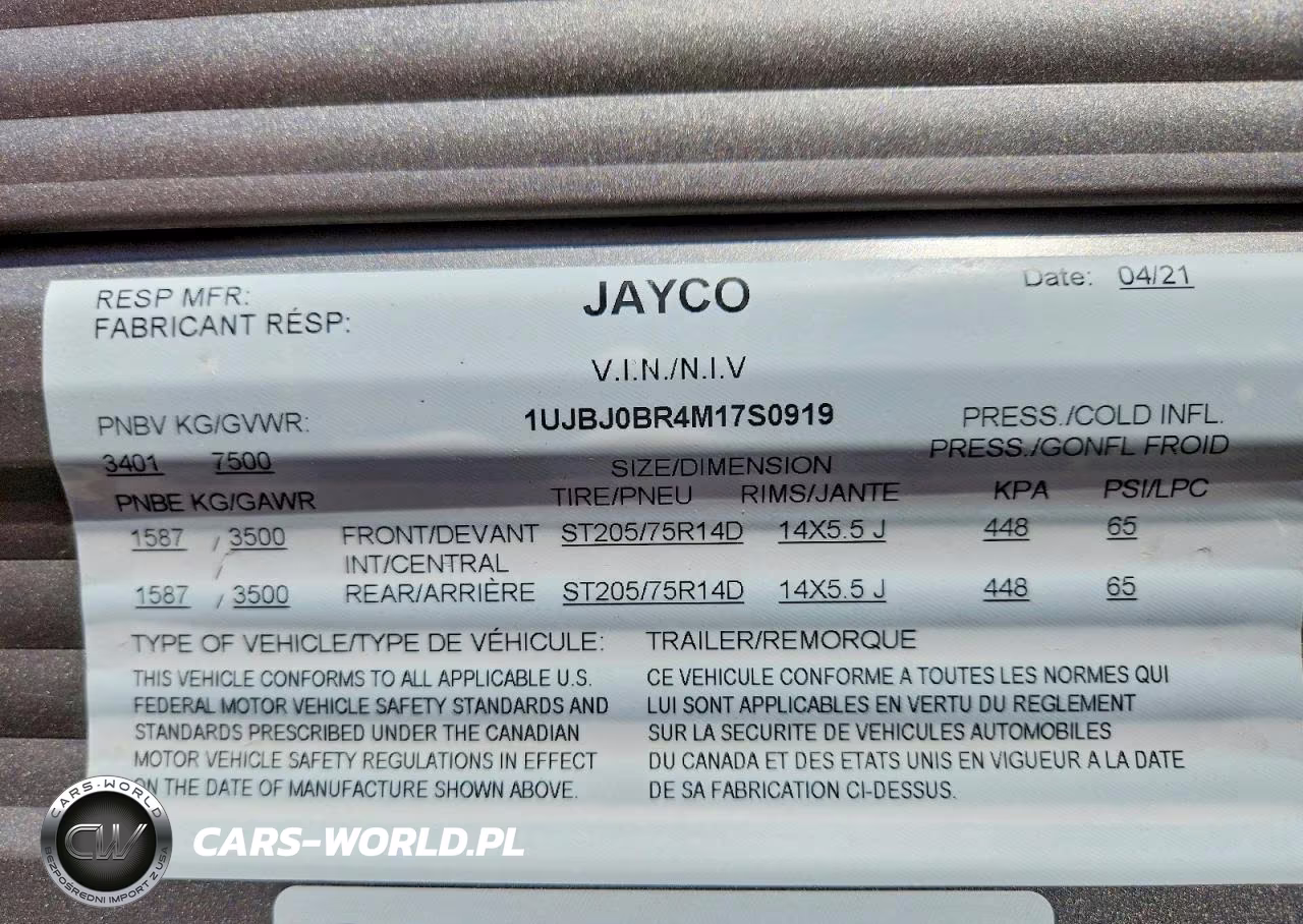 2021 Jayco Jay Flight Slx Camper VIN:1UJBJ0BR4M17S0919 - 10