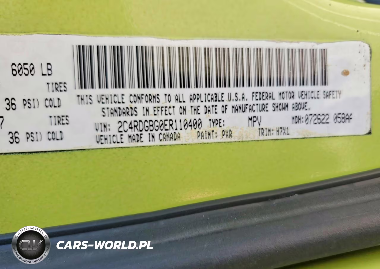 2014 Dodge Caravan VIN:2C4RDGBG0ER110400 - 14