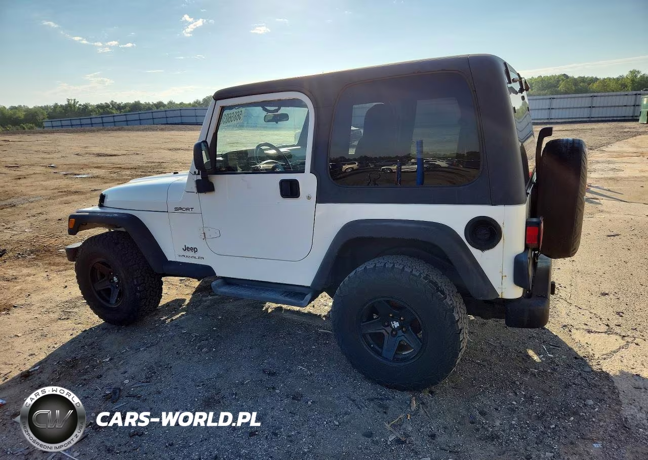 2003 Jeep Wrangler - Tj Sport VIN:1J4FA49S23P371332 - 2