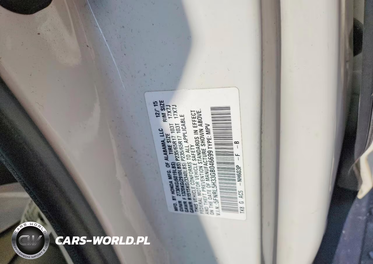 2016 Honda Odyssey Se VIN:5FNRL5H33GB046699 - 13