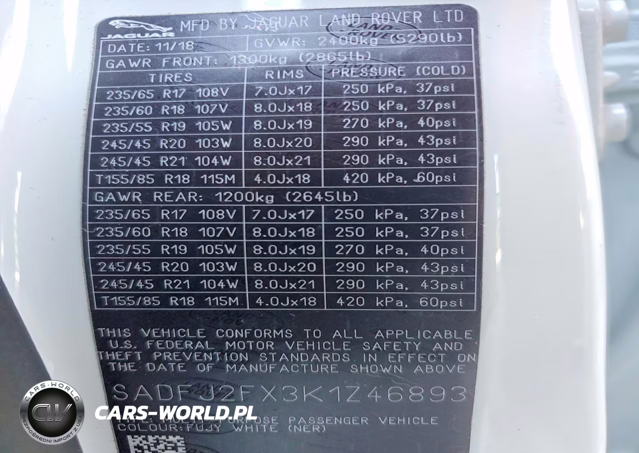 2019 Jaguar E-Pace S VIN:SADFJ2FX3K1Z46893 - 13
