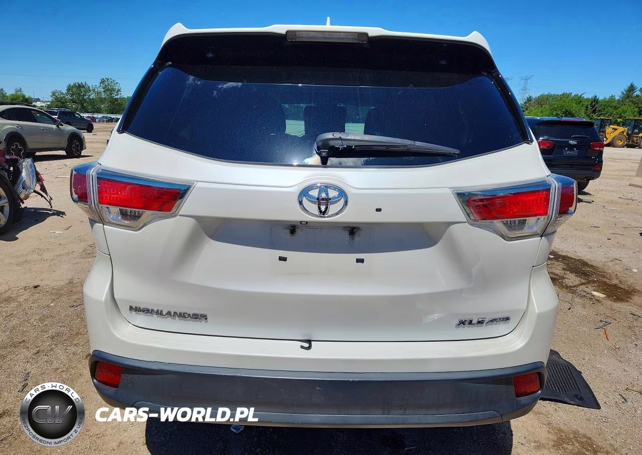 2015 Toyota Highlander Xle VIN:5TDJKRFH0FS115011 - 6