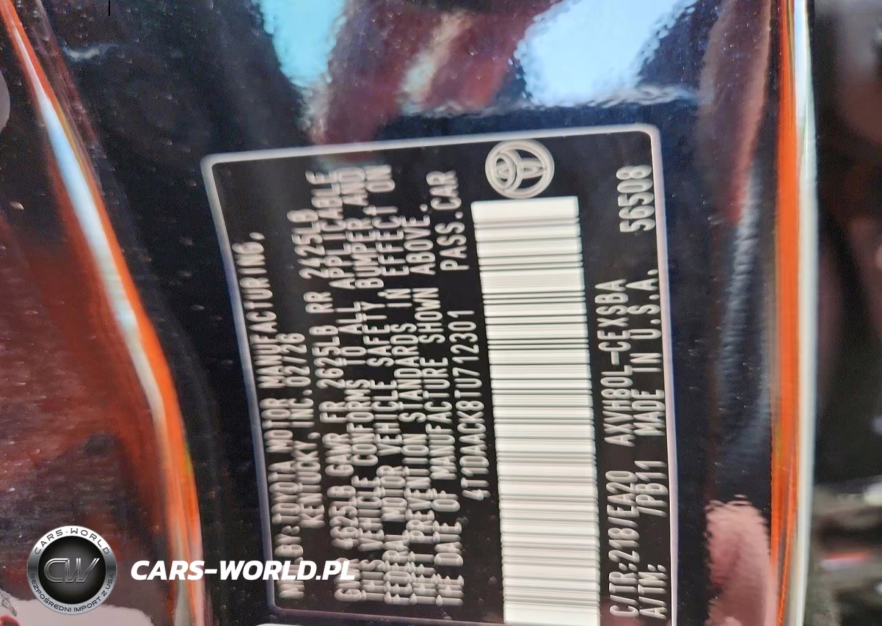 2026 Toyota Camry Se VIN:4T1DAACK8TU712301 - 13