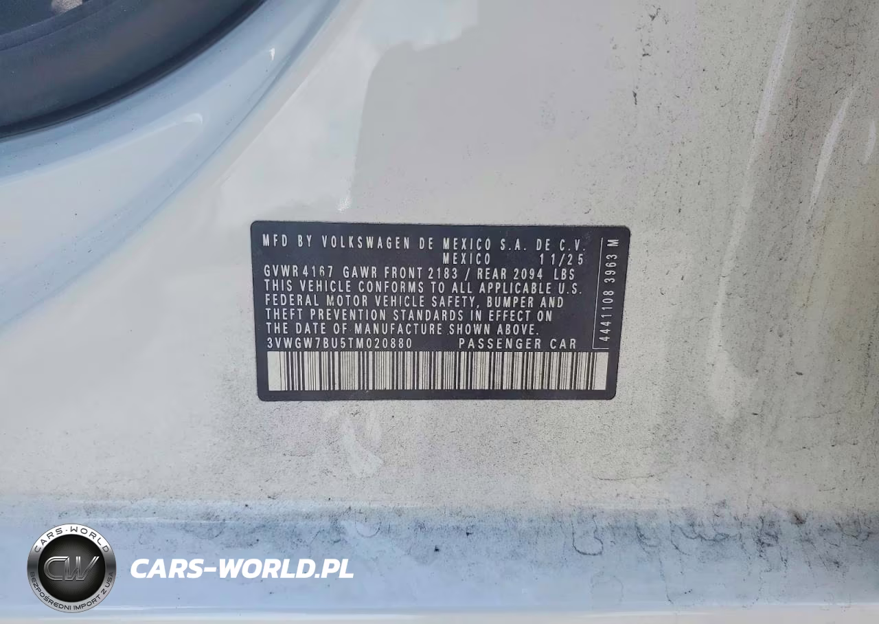 2026 Volkswagen Jetta Sel VIN:3VWGW7BU5TM020880 - 13