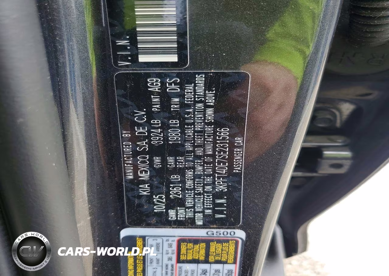 2025 Kia K4 Lxs VIN:3KPFT4DE7SE231566 - 12