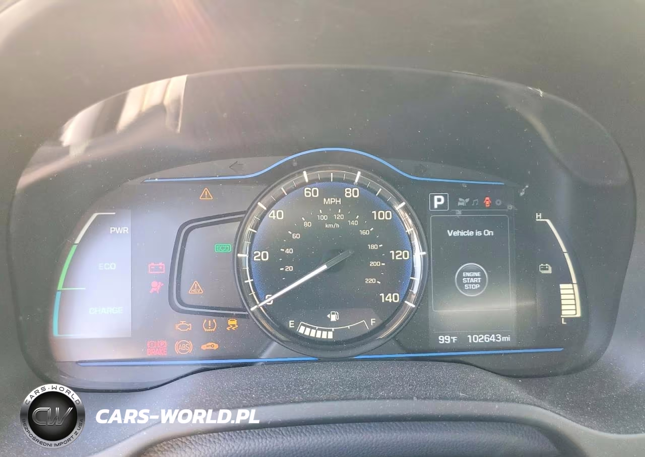 2017 Hyundai Ioniq Blue VIN:KMHC65LC2HU026839 - 9