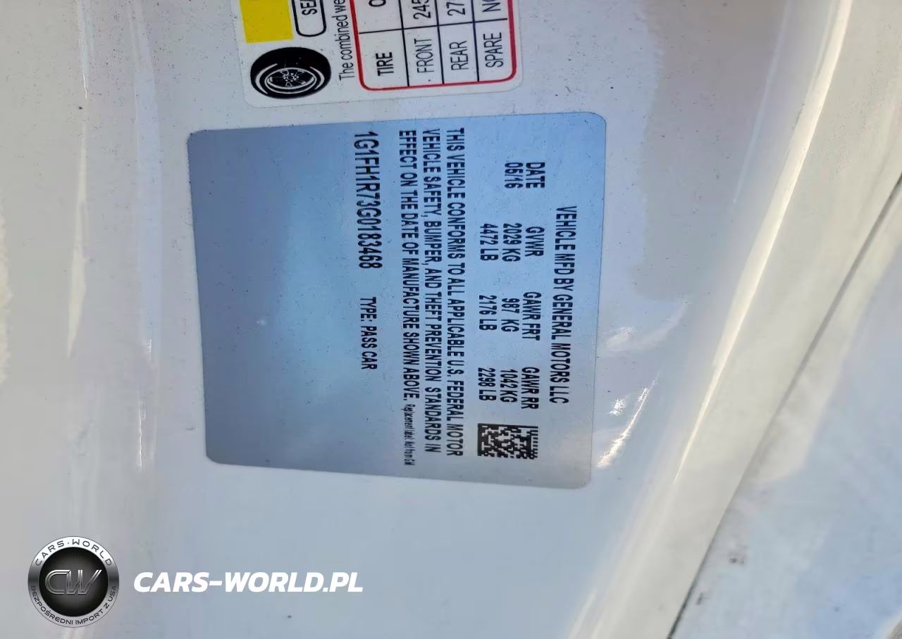 2016 Chevrolet Camaro Ss VIN:1G1FH1R73G0183468 - 12