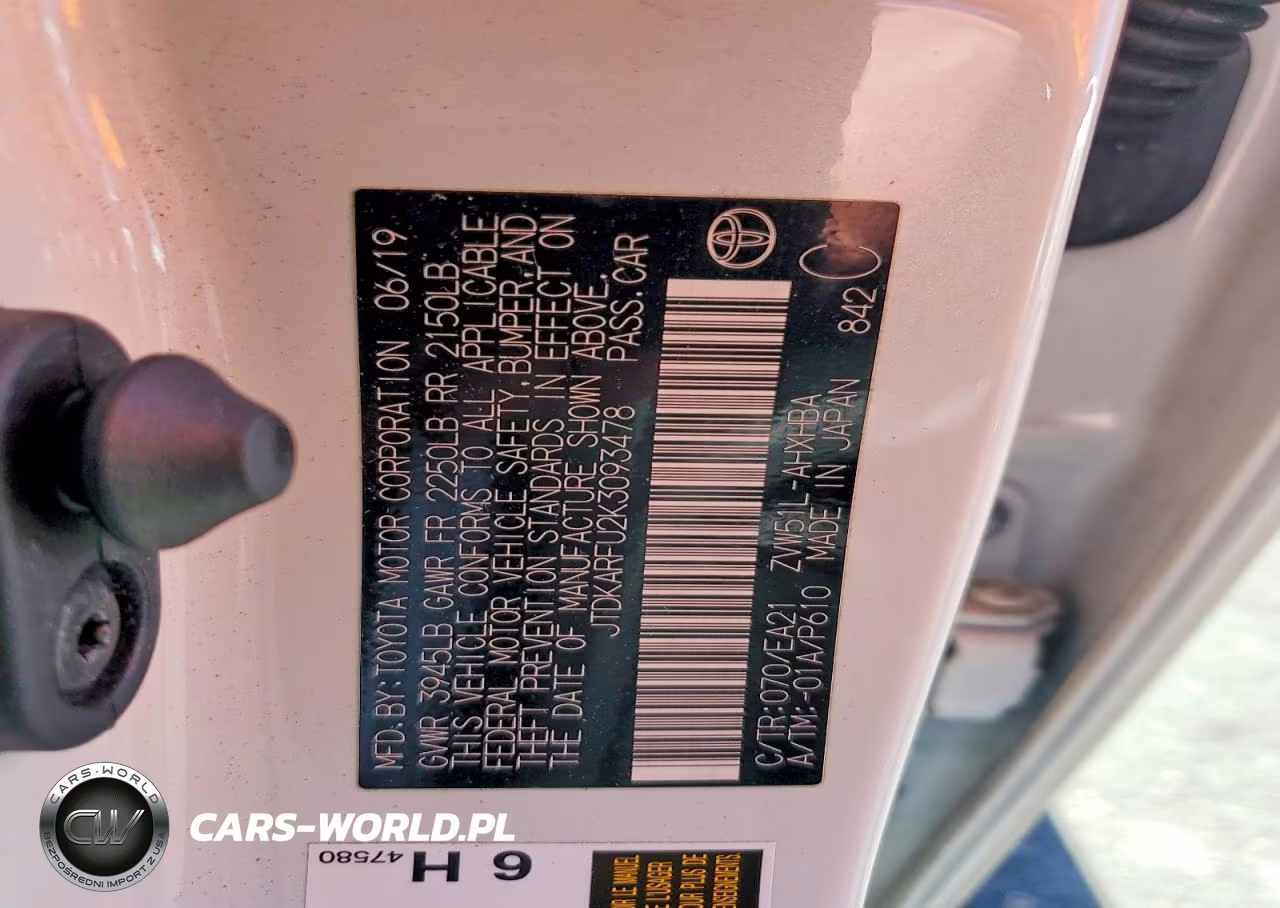 2019 Toyota Prius Limited VIN:JTDKARFU2K3093478 - 12