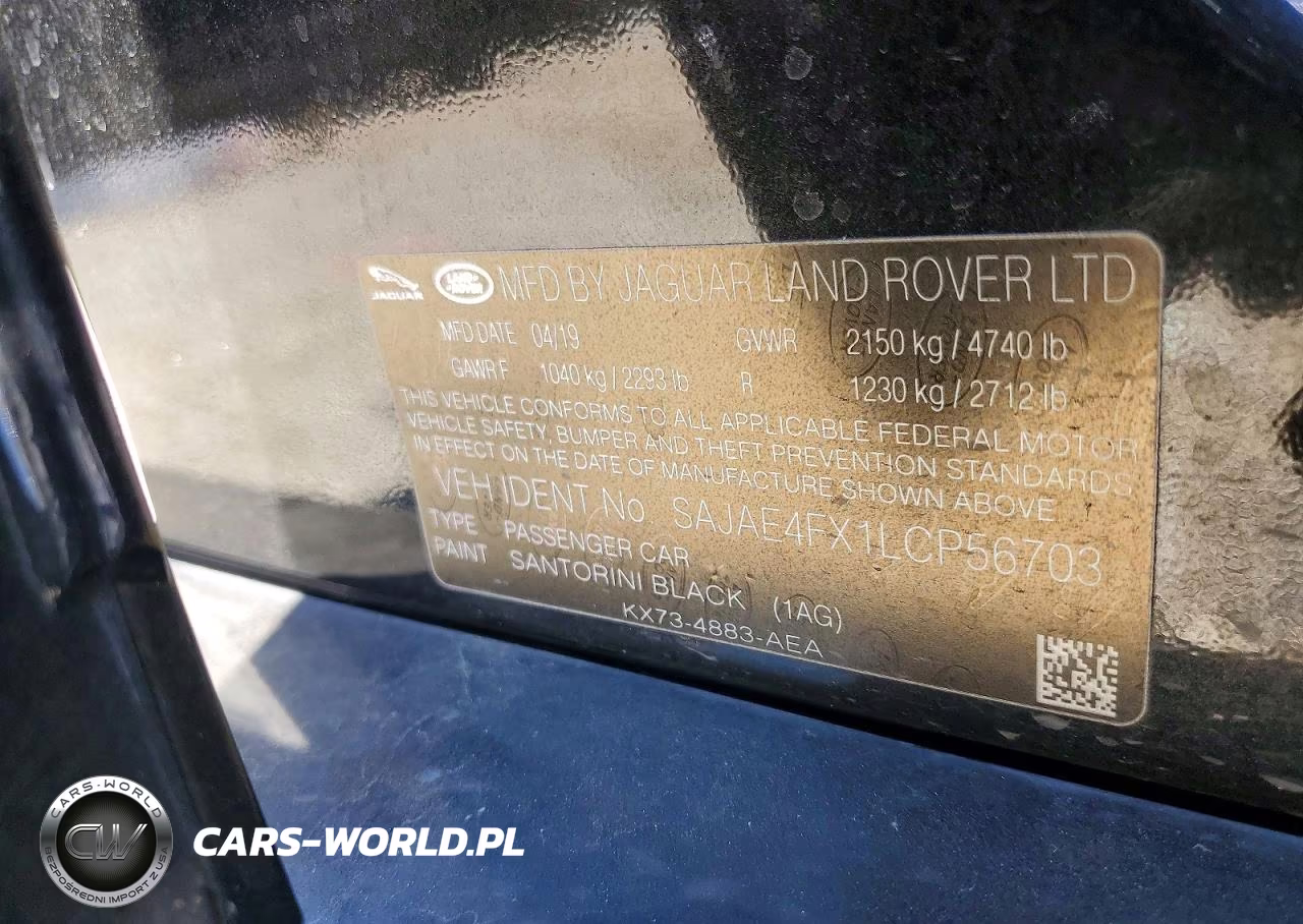 2020 Jaguar Xe S VIN:SAJAE4FX1LCP56703 - 13