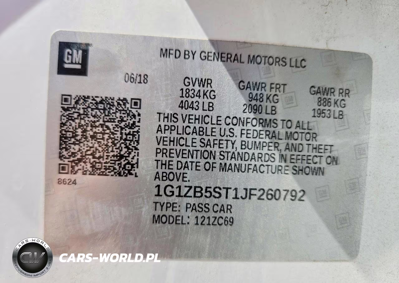 2018 Chevrolet Malibu Ls VIN:1G1ZB5ST1JF260792 - 12