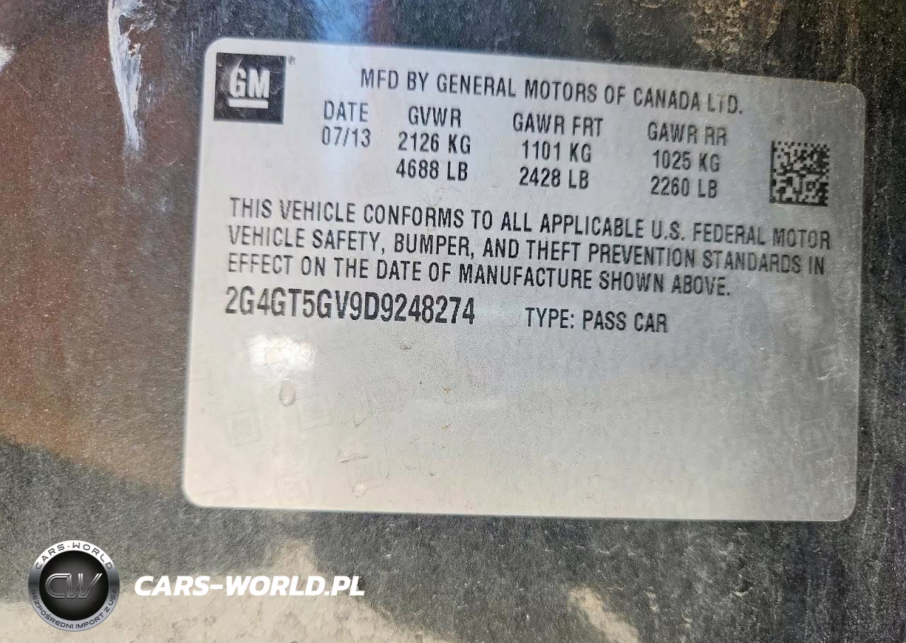 2013 Buick Regal Premium VIN:2G4GT5GV9D9248274 - 12