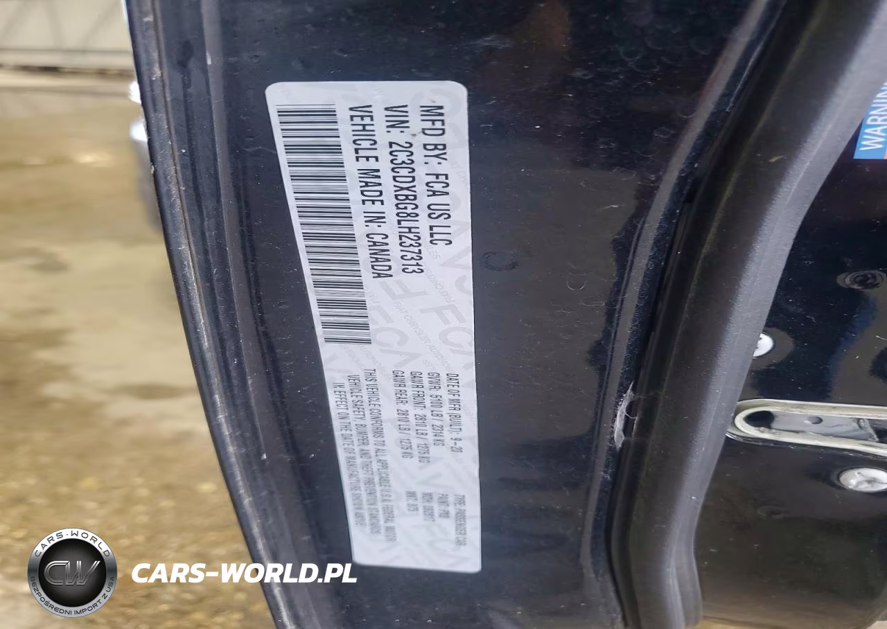 2020 Dodge Charger Sxt VIN:2C3CDXBG8LH237313 - 12