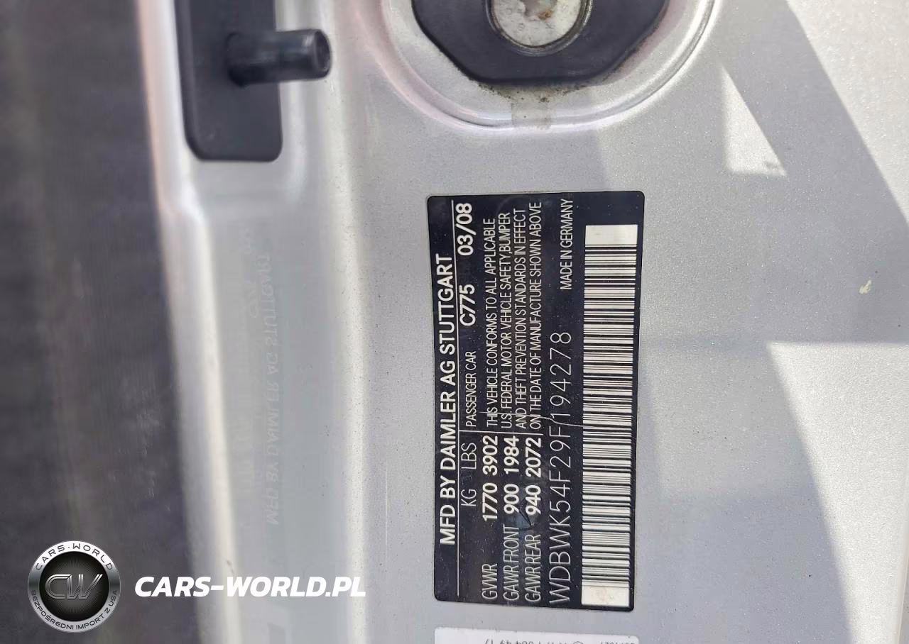 2009 Mercedes-Benz Slk 300 VIN:WDBWK54F29F194278 - 12