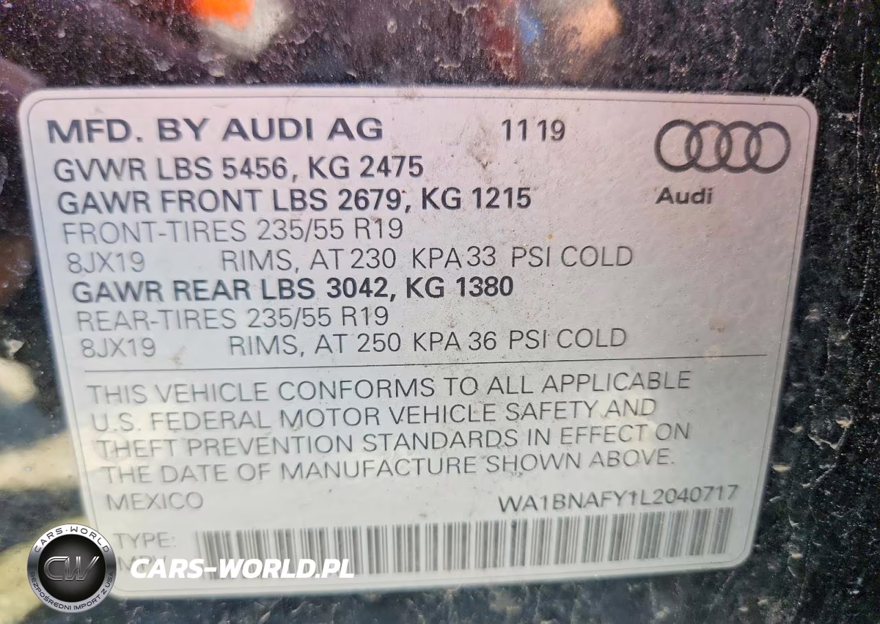 2020 Audi Q5 Premium Plus VIN:WA1BNAFY1L2040717 - 13