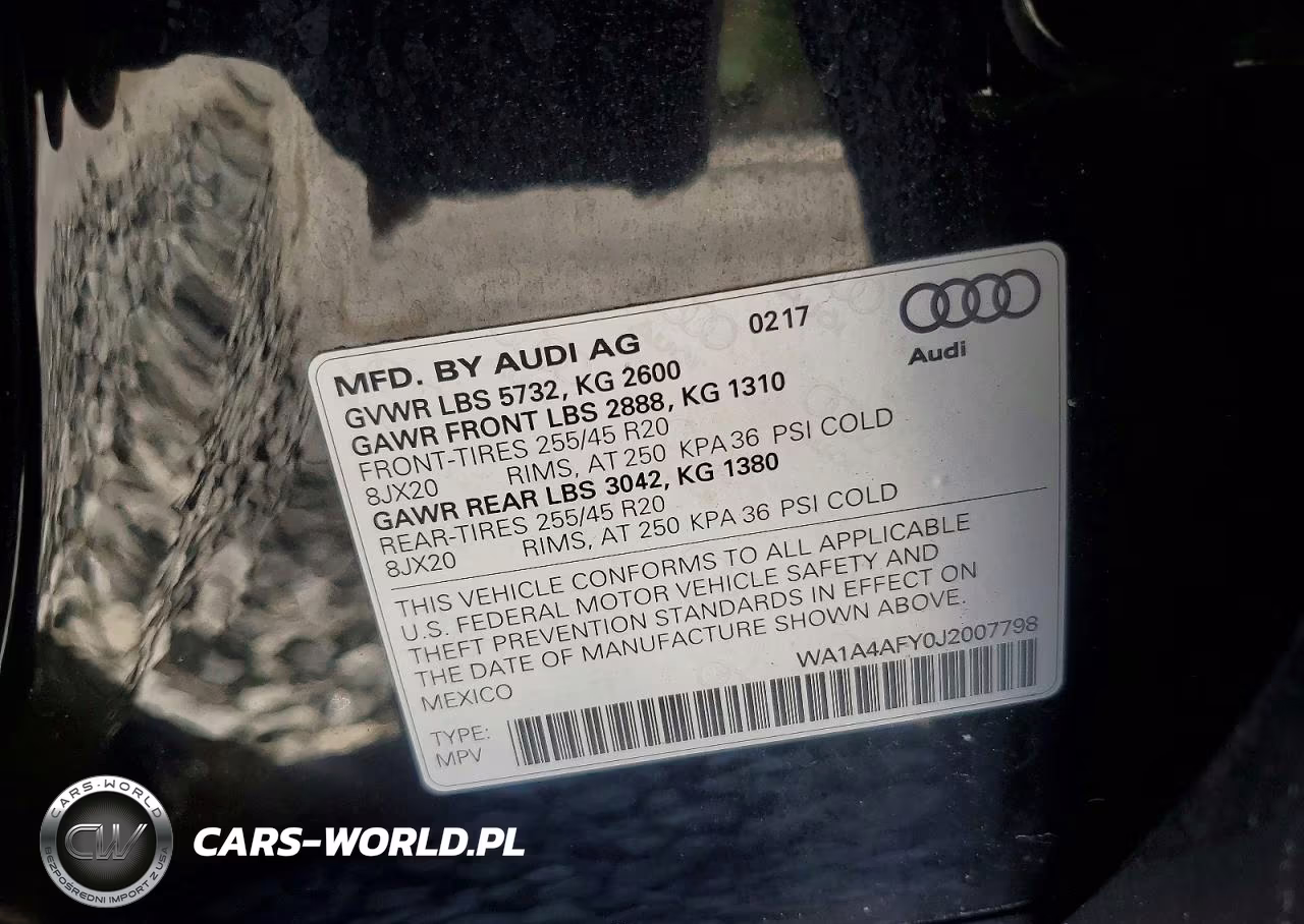 2018 Audi Sq5 Premium Plus VIN:WA1A4AFY0J2007798 - 13