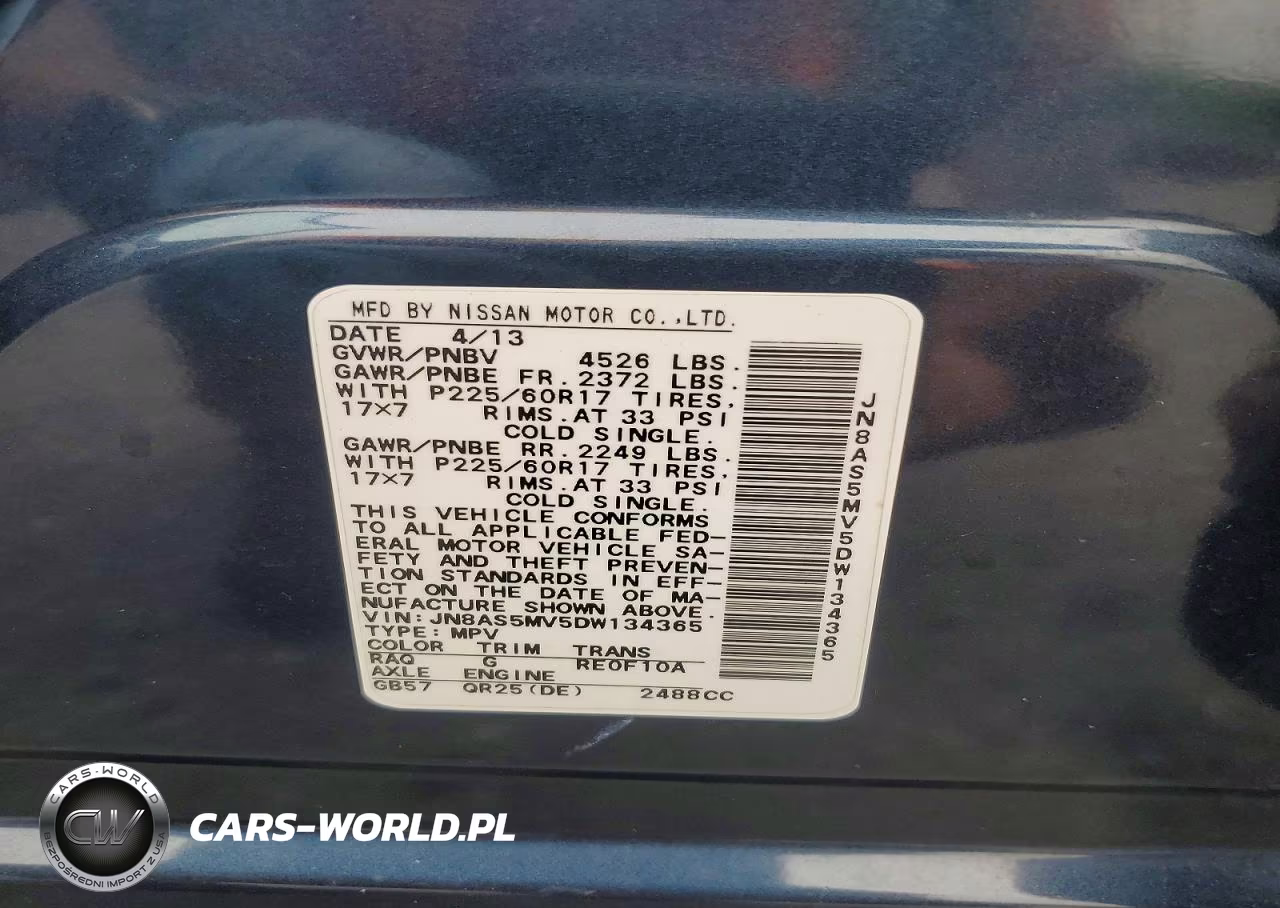 2013 Nissan Rogue S VIN:JN8AS5MV5DW134365 - 13