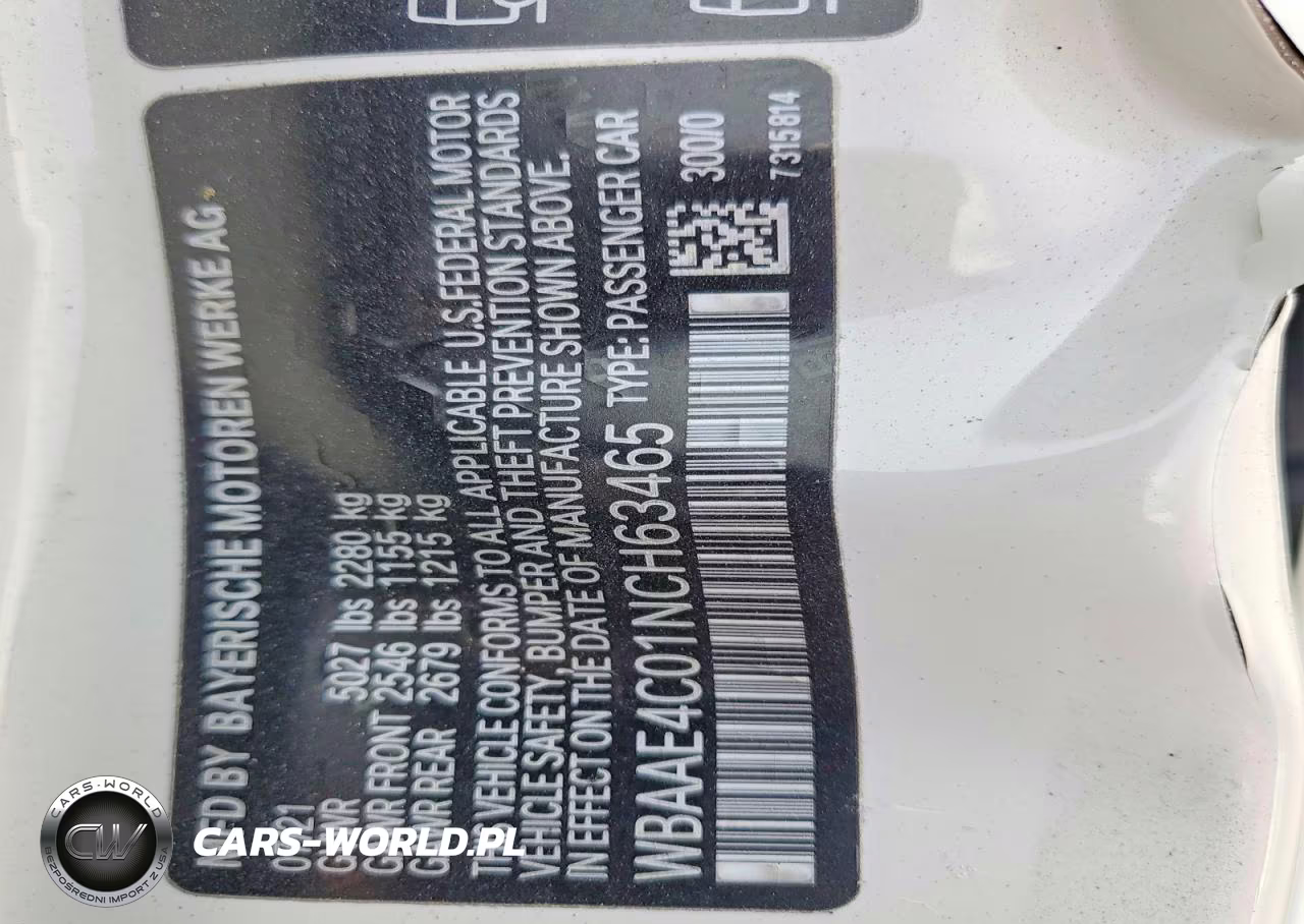 2022 BMW 840Xi VIN:WBAAE4C01NCH63465 - 12