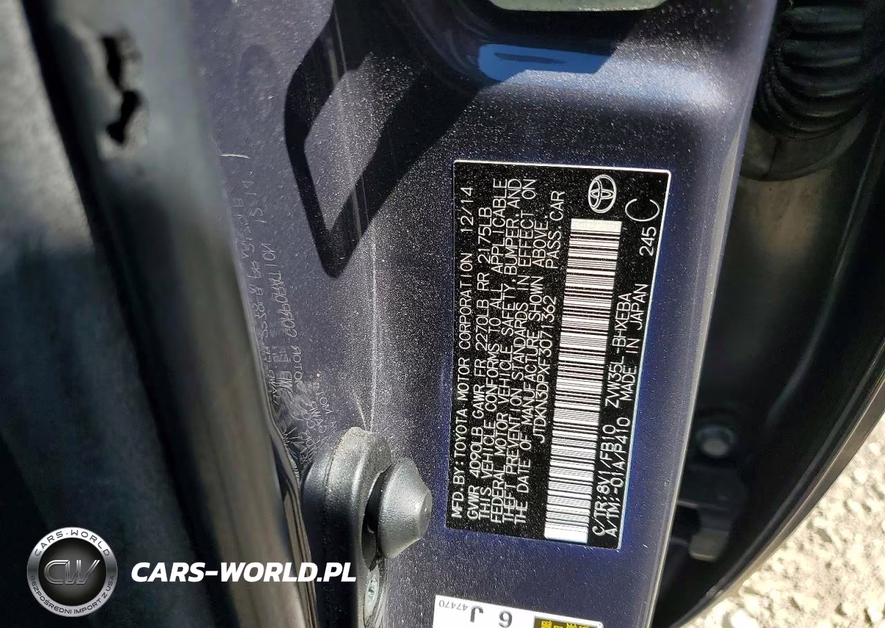 2015 Toyota Prius Plug-In Hybrid Base VIN:JTDKN3DPXF3071362 - 13
