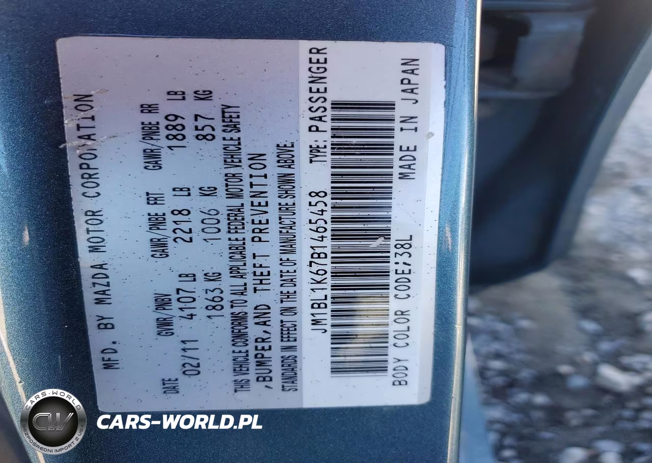 2011 Mazda 3 S VIN:JM1BL1K67B1465458 - 13