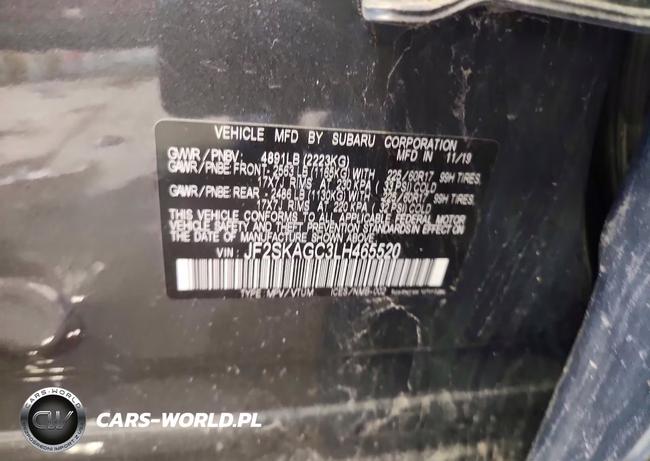 2020 Subaru Forester Premium VIN:JF2SKAGC3LH465520 - 14