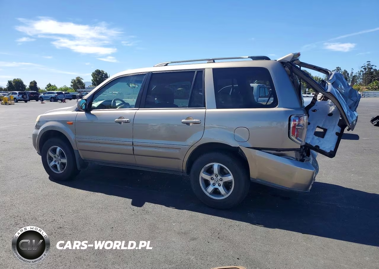 2007 Honda Pilot Exl VIN:5FNYF28577B036003 - 2