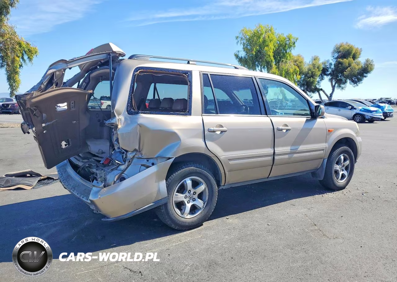 2007 Honda Pilot Exl VIN:5FNYF28577B036003 - 3