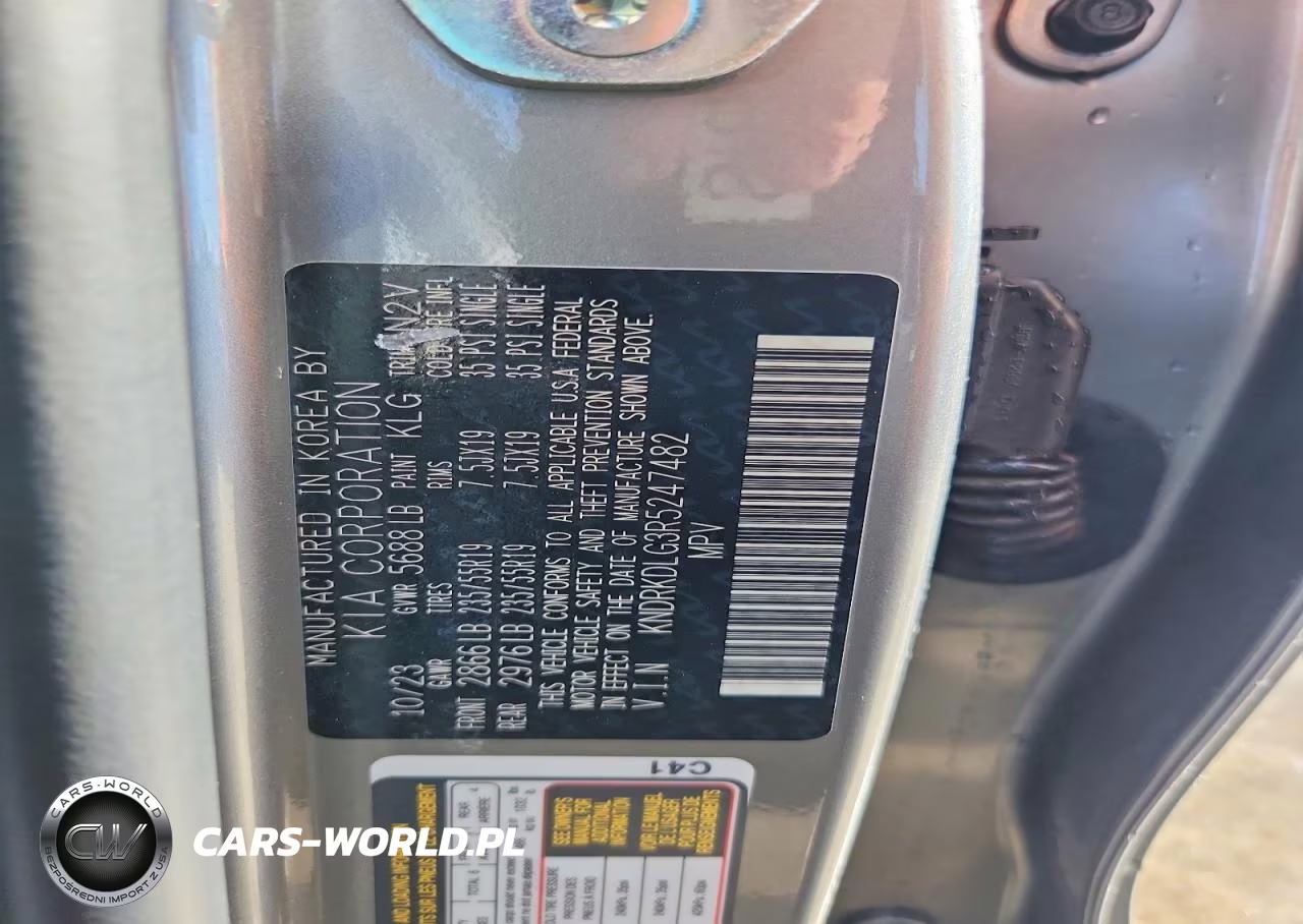 2024 Kia Sorento Sxp VIN:KNDRKDLG3R5247482 - 13