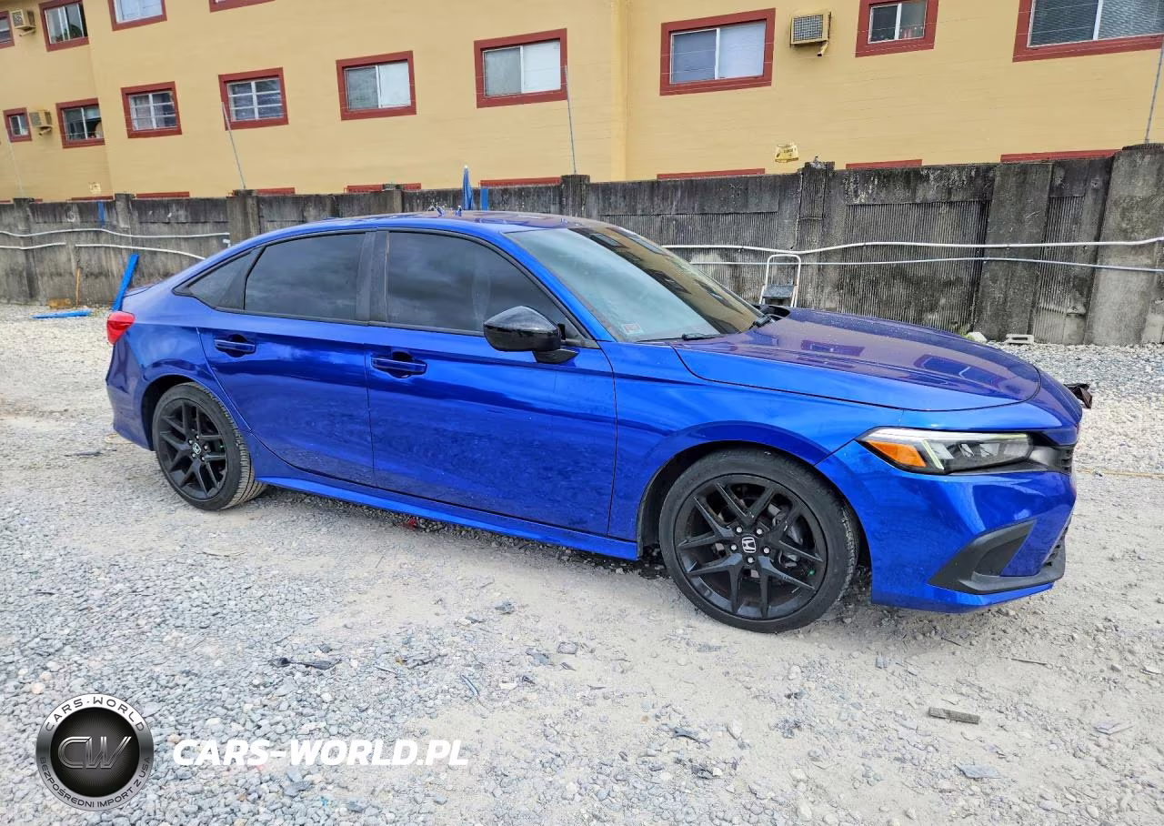 2022 Honda Civic Sport VIN:2HGFE2F51NH528077 - 4