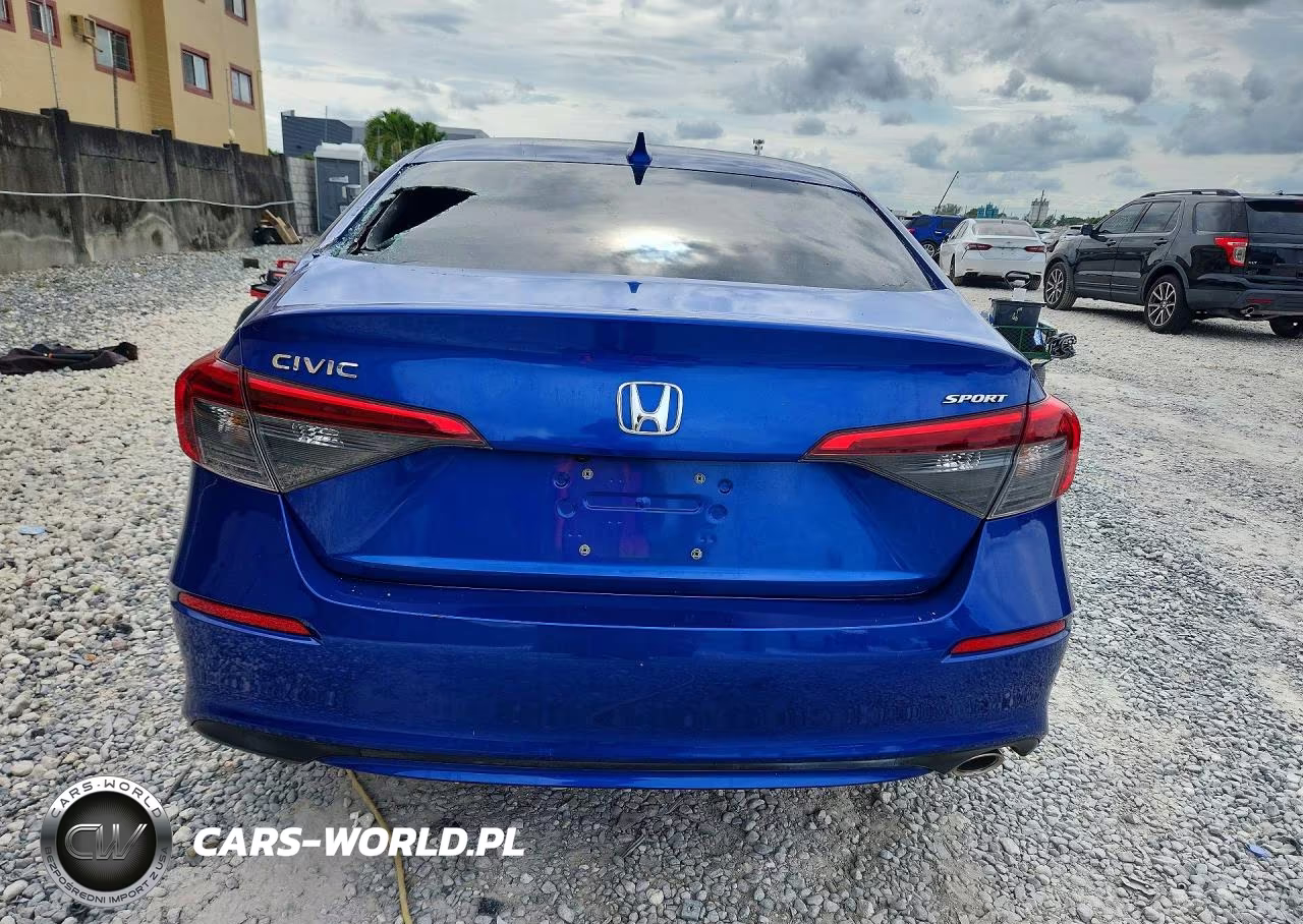 2022 Honda Civic Sport VIN:2HGFE2F51NH528077 - 6