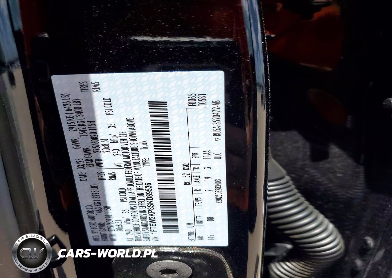 2025 Ford F150 Stx VIN:1FTEW2KP8SKD89536 - 13