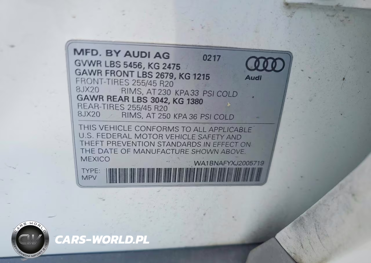 2018 Audi Q5 Premium Plus VIN:WA1BNAFYXJ2005719 - 12