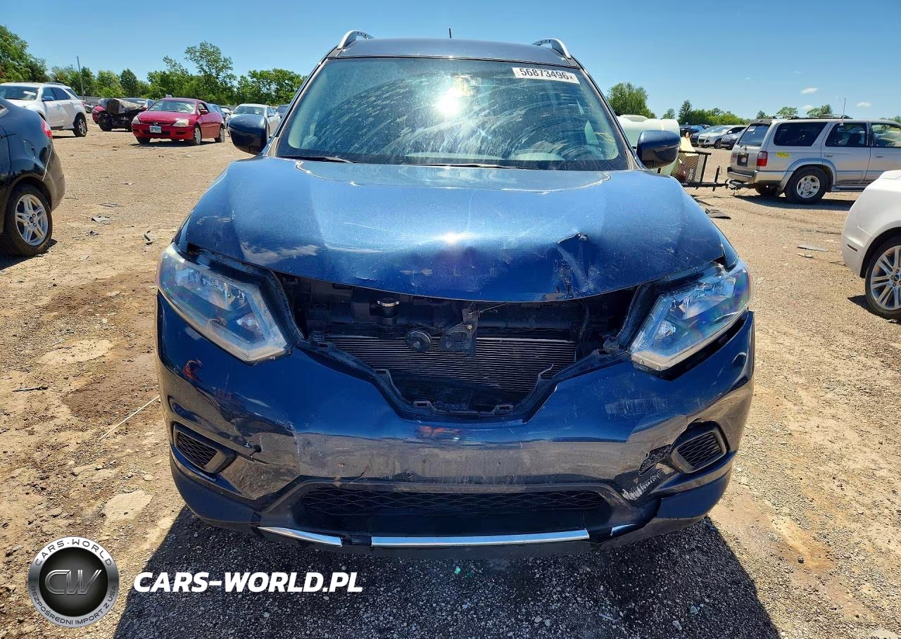 2016 Nissan Rogue Sv VIN:KNMAT2MVXGP668418 - 5