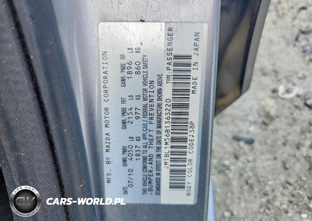 2011 Mazda 3 S VIN:JM1BL1M56B1363220 - 13