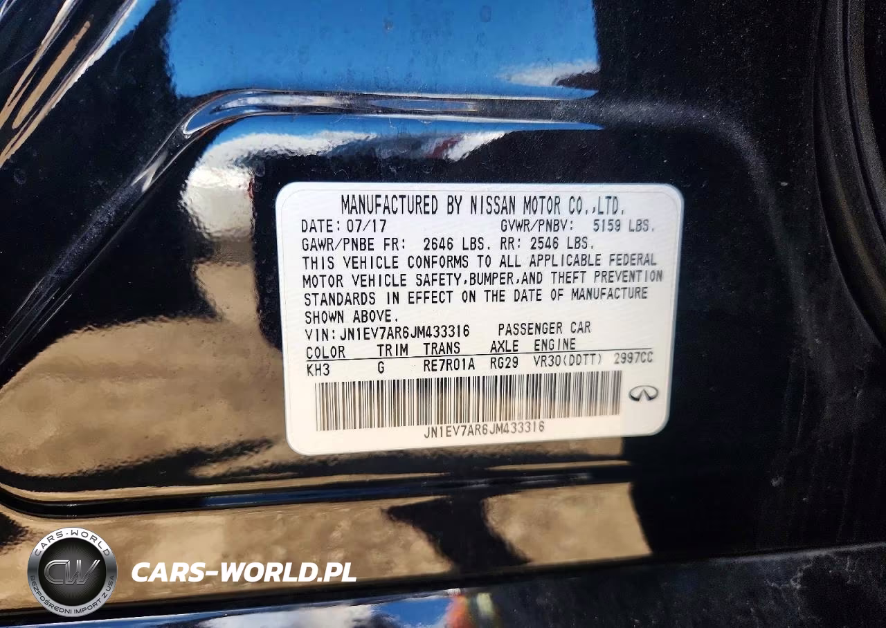 2018 Infiniti Q50 3.0T Luxe VIN:JN1EV7AR6JM433316 - 12