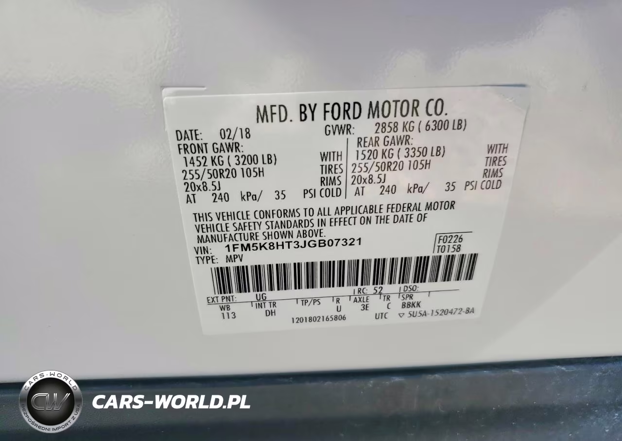 2018 Ford Explorer Platinum VIN:1FM5K8HT3JGB07321 - 13